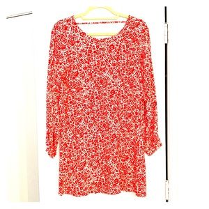 Perfect BILLABONG red/orange floral summer dress